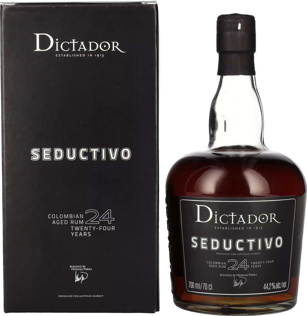 Dictador SEDUCTIVO 24 Years Old Colombian Aged Rum Limited Edition 44,2% Vol. 0,7l in Geschenkbox