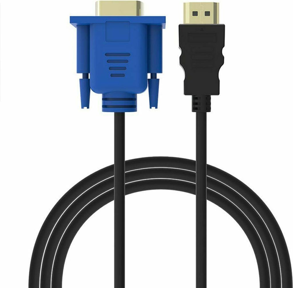 Hdmi-kompatibel zu VGA HD Converter Kabel Audio Adapter 1m