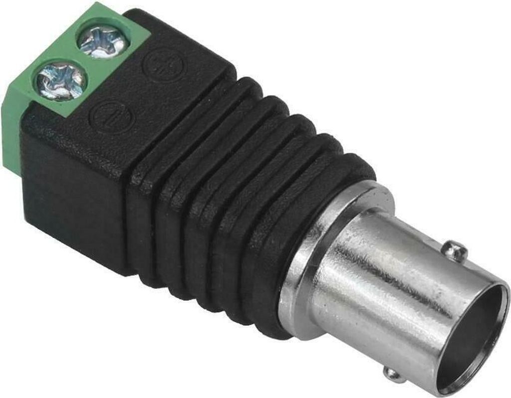 Hohlstecker Cinch BNC Stecker Buchse Kupplung Adapter Schraubklemme LED Kamera BNC Stecker