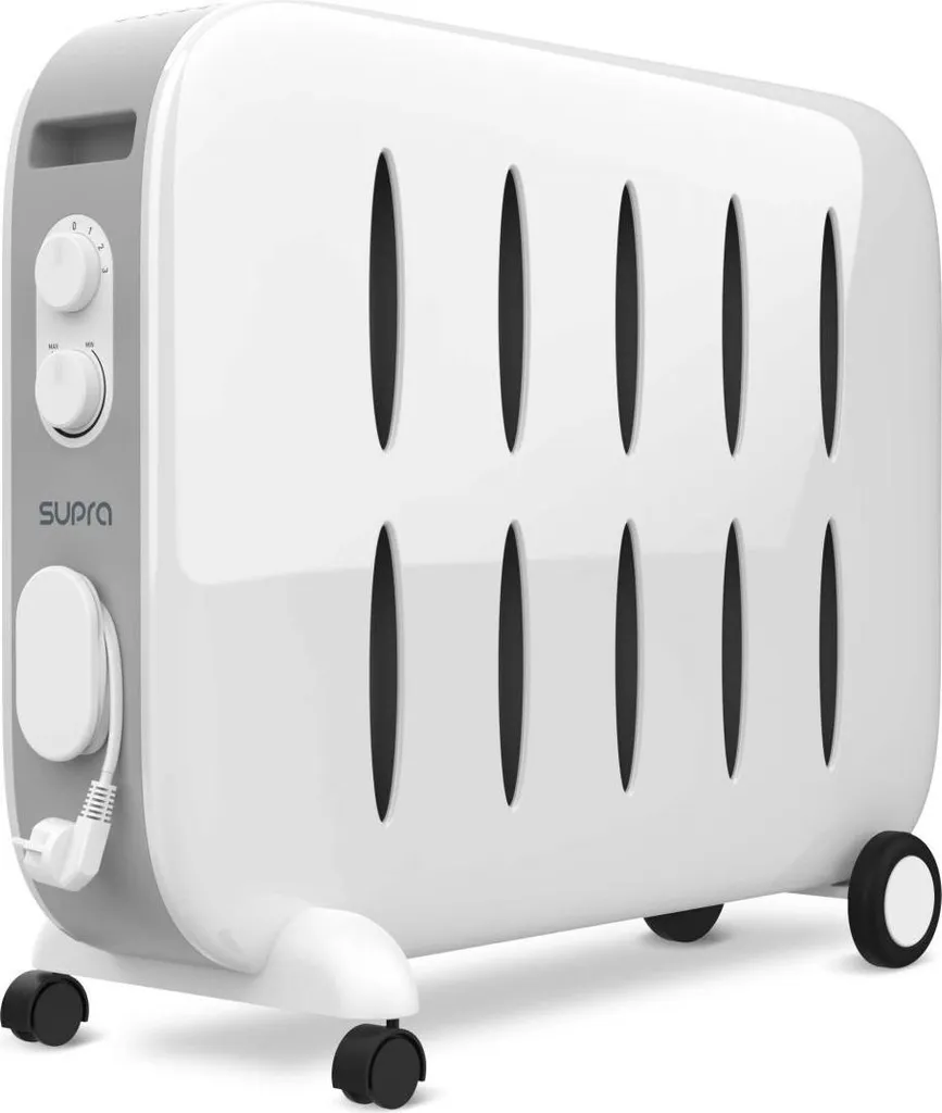 Réchauffez votre Pièce avec le Convecteur Ceramino 2022 2000W Gris Blanc
