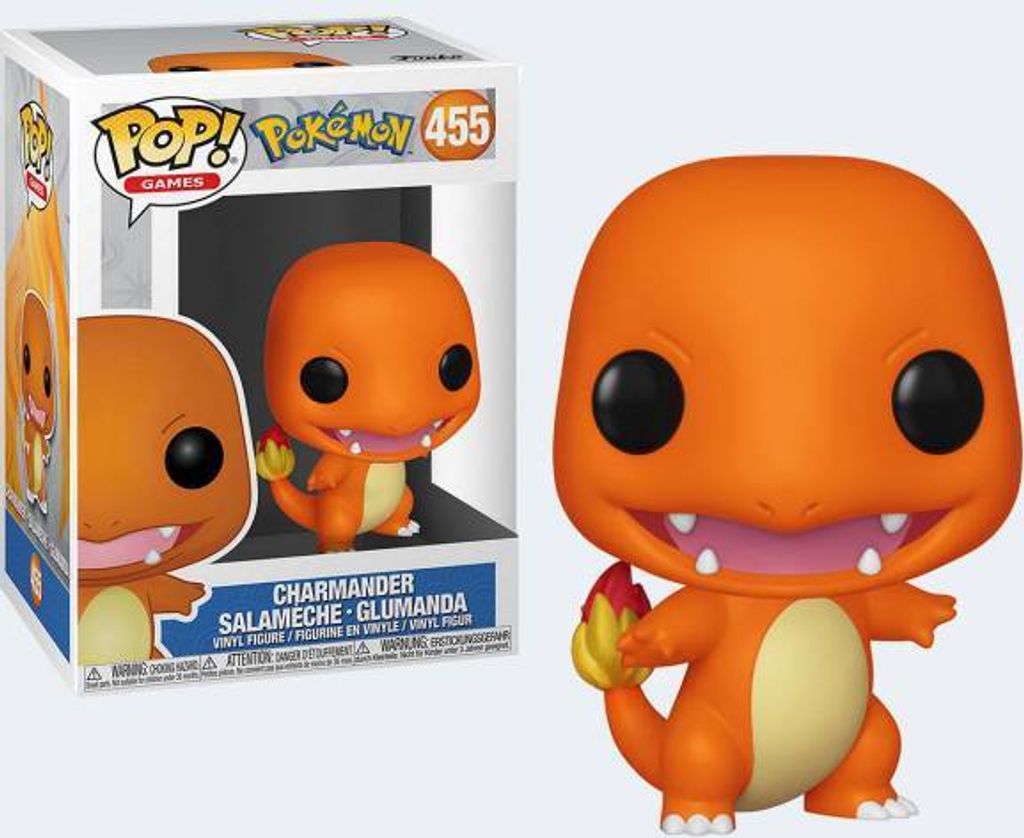 Pokemon POP! Games Vinyl Figur Charmander (EMEA) 9 cm Produktbild 4
