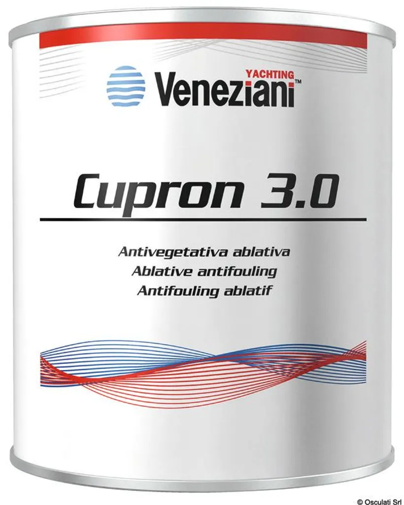 Peinture Antifouling Noir 2,5 l pour Bateau - VENEZIANI Cupron 3.0