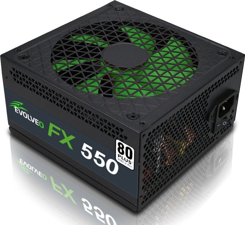 EVOLVEO FX 550, zdroj 550W ATX, 14cm, tichý, 80+, bulk Obrázek produktu 