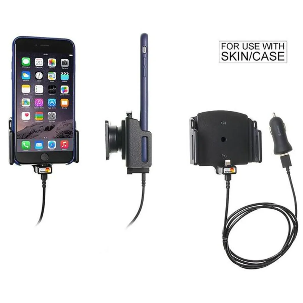 Support Actif Brodit iPhone 6 Plus USB 12V pour Coque de Protection