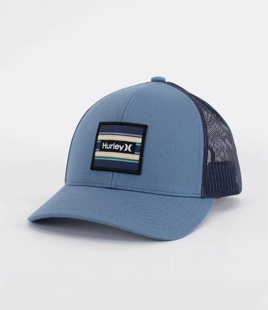 Hurley Seacliff Cap Uomo Blu - Cappello Trucker Regolabile Originale