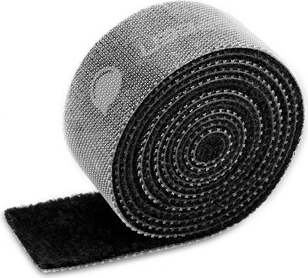 Klettband für Kabelorganizer 2m - schwarz Produktbild 