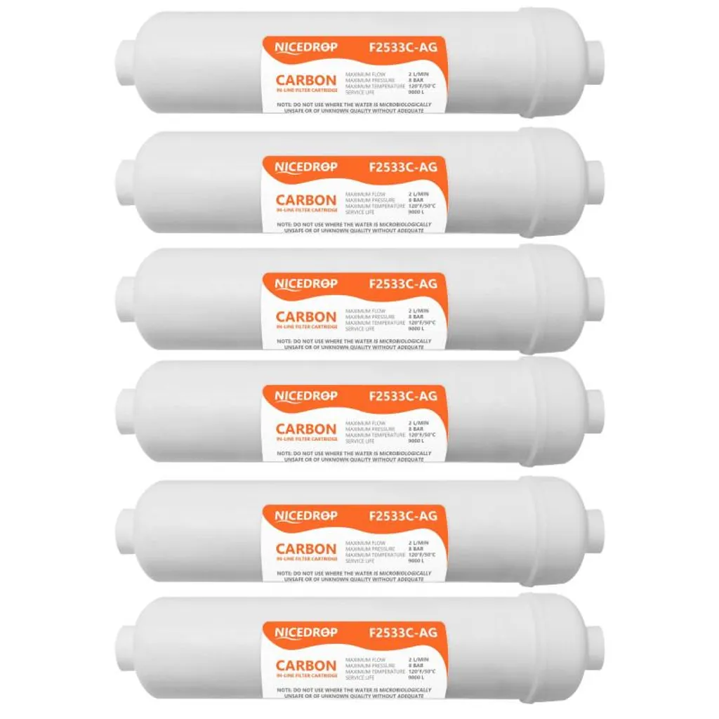 Filtre Swan 10 anti-chlore et antibactérien à l'argent - Pack de 6 NICEDROP