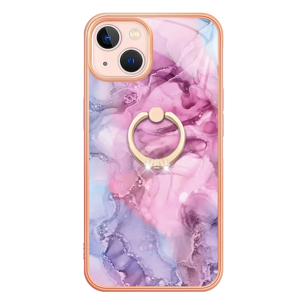 Custodia Chic iPhone 13 Mini Rosa: Ring Stand e Protezione Soft-Touch - 3