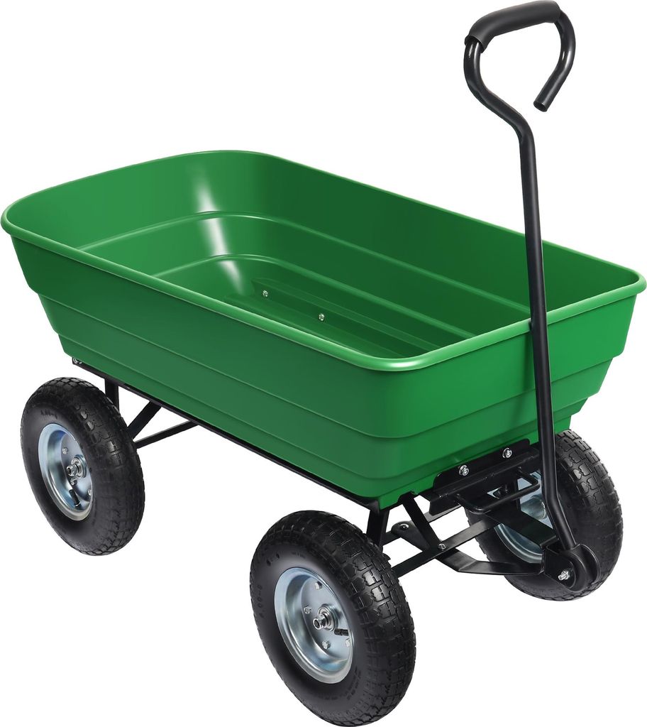 Wiltec Chariot de jardin à main – 1170 x 575 x 620 mm – Image du produit 