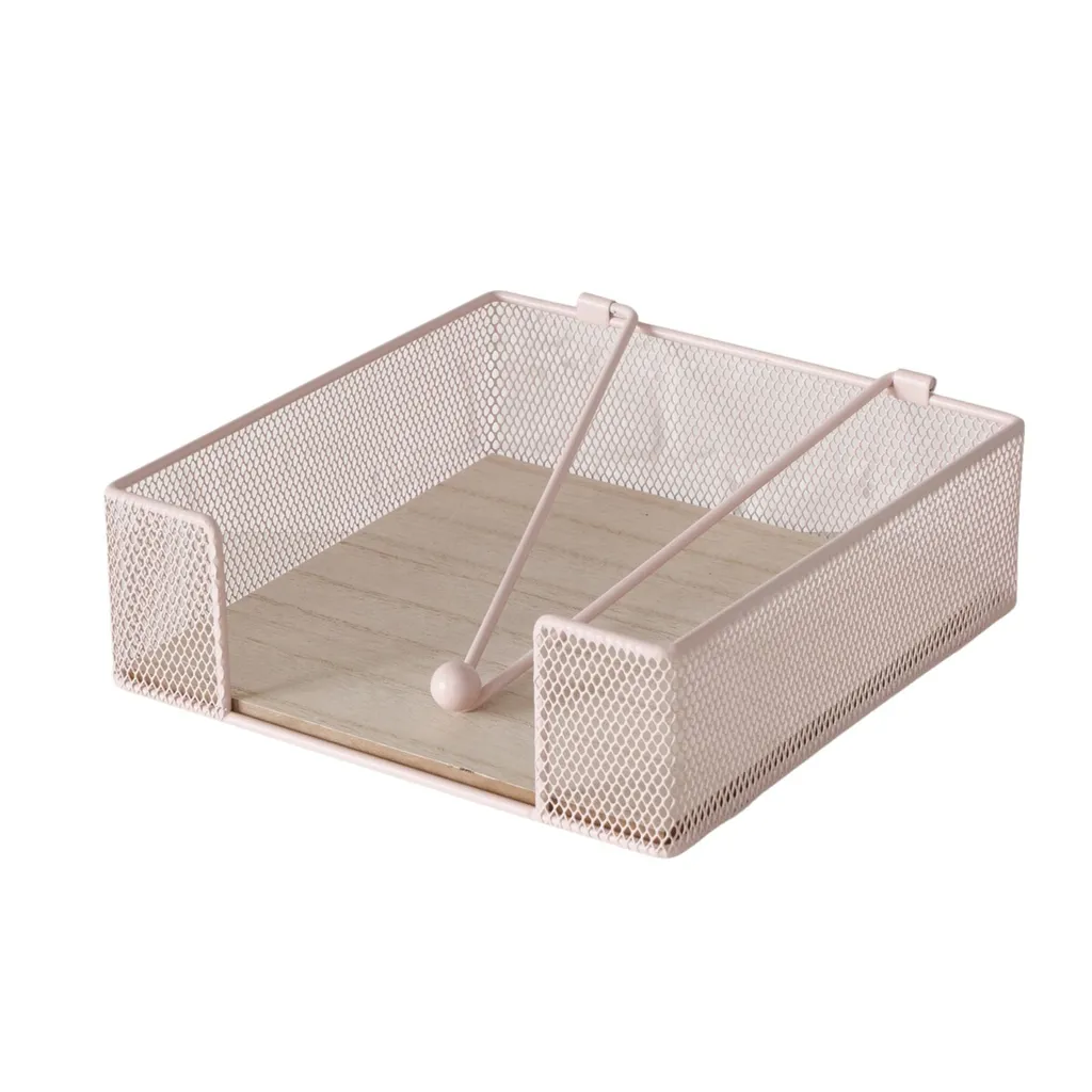 Rond de serviette en métal BORAN finition argentée pour table élégante