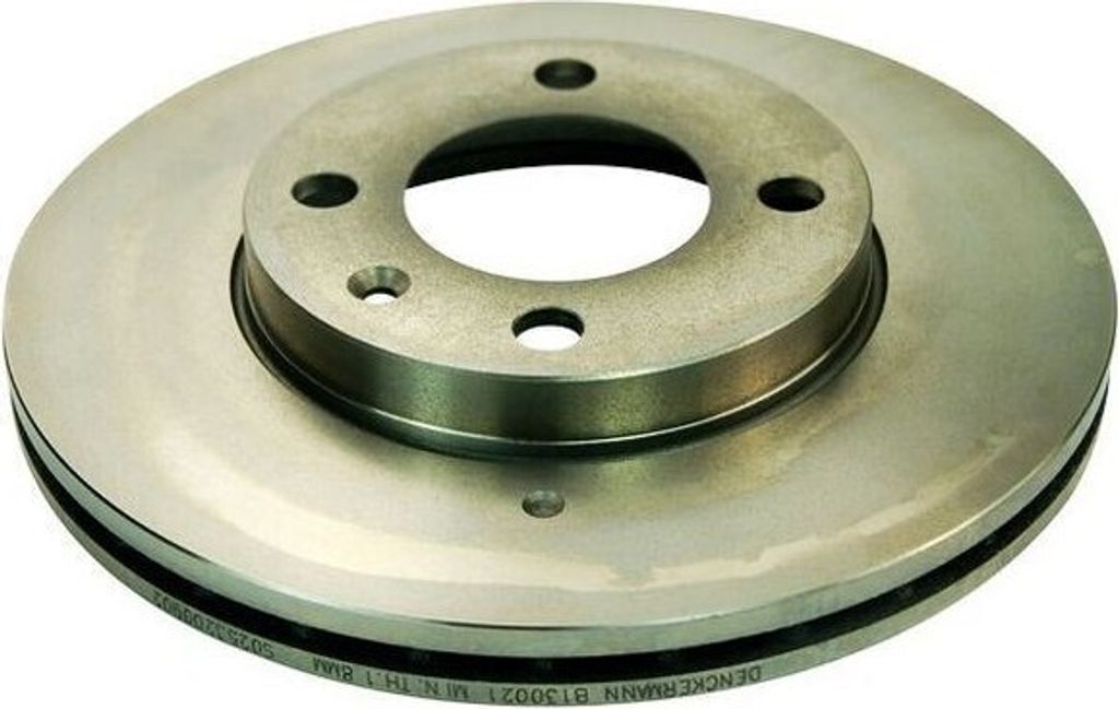 2x DENCKERMANN Bremsscheibe B130021 für VW GOLF II (19E Produktbild 