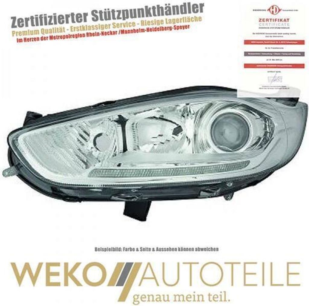 Scheinwerfer links DIEDERICHS 1405187 für FORD
