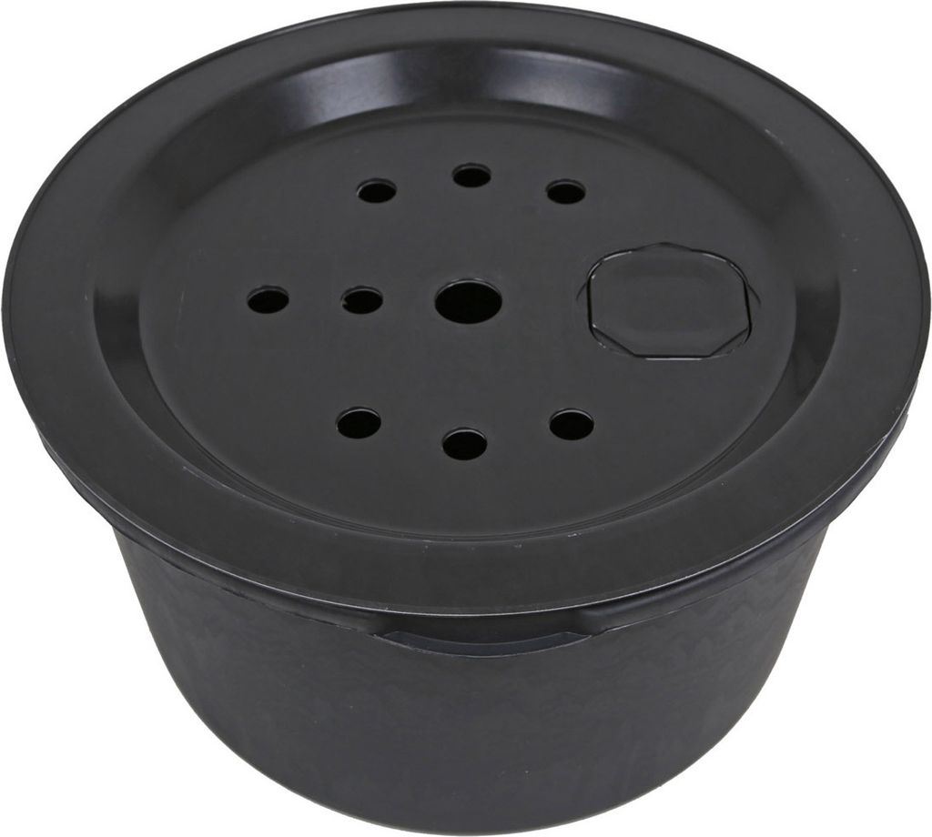 CLGarden ø 66cm 90 Liter Springbrunnenbecken rund mit GFK Deckel für Springbrunnen Gartenbrunnen Becken Deckel Set
