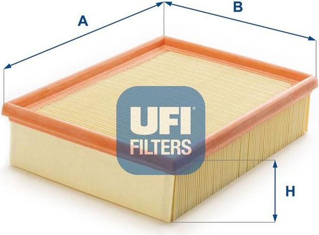 UFI 30.991.00 Luftfilter OE 13721730449 kompatibel mit 3er E36, 3er E46, 5er E39, 7er E38, X3, Z3er E36, Z4er E85