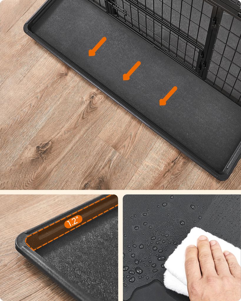 Klec pro zvířata Auko, Černá Obrázek produktu 8