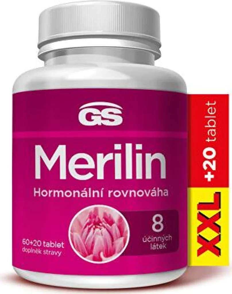 GS Merilin Original XXL 80 Comprimés Stop Sueurs Nocturnes Bio