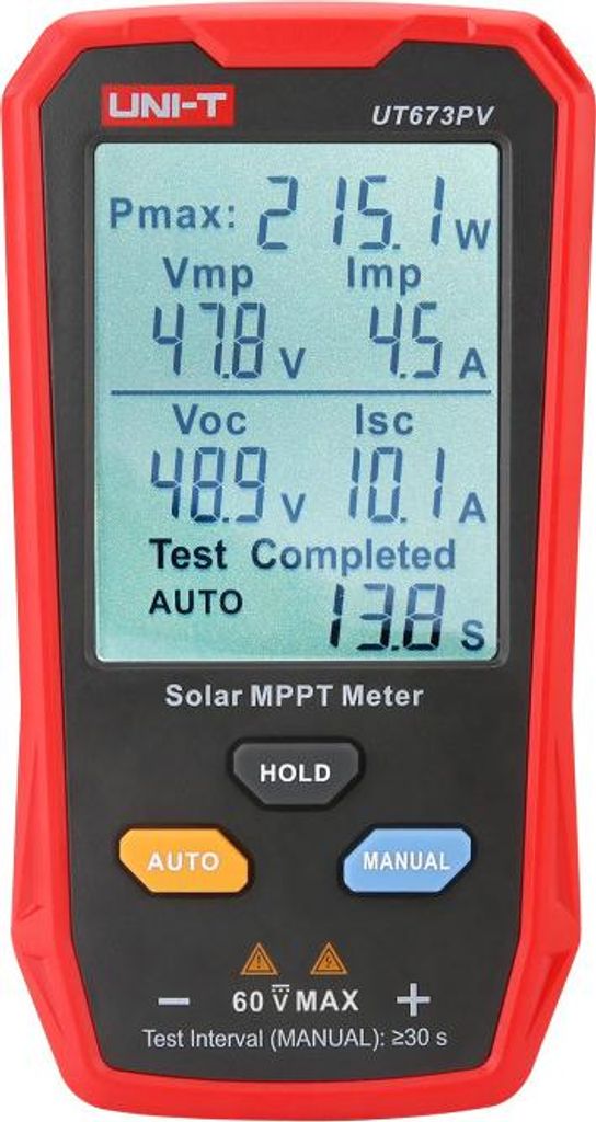 Uni-T MIE0527 Multimetro digitale per fotovoltaico UT673PV Immagine del prodotto 