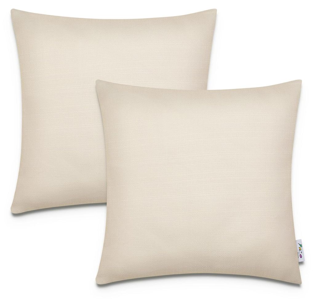2er Set Kissenbezug 45x45 Dekokissen Kissenhülle Streifen Produktbild 