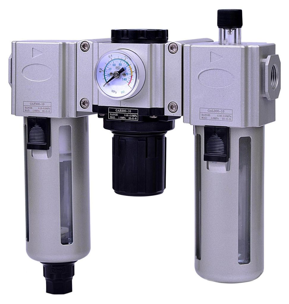 Riegler Wartungseinheit 3-tlg. »GA«, PC-Beh., BG 400, G1/2, 1,5-9 bar, HA