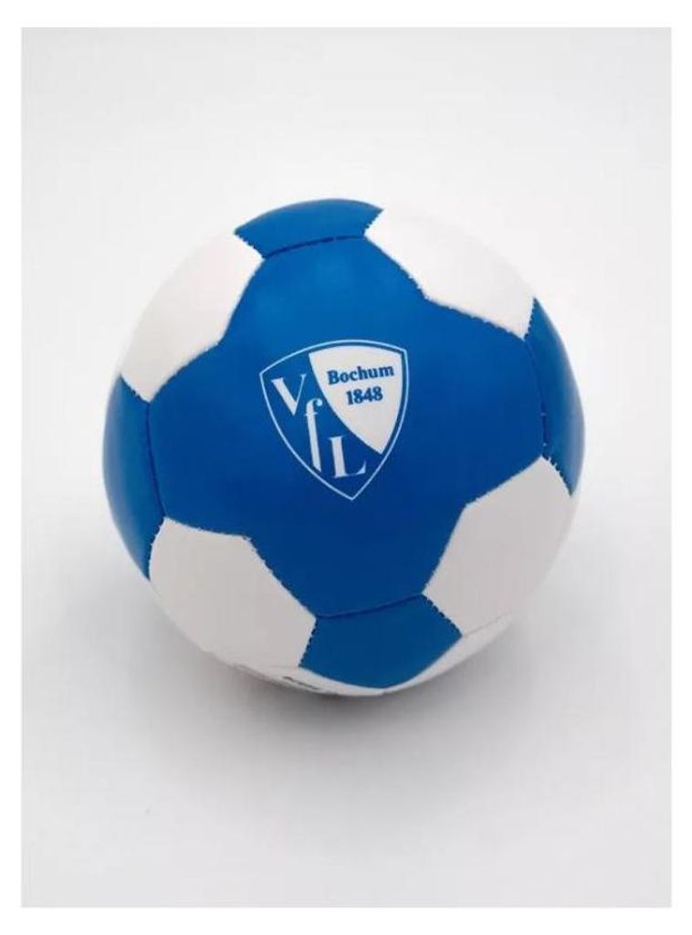VfL Bochum Knautschball, Weiß/Blau, offiziell lizenziert, Produktbild 