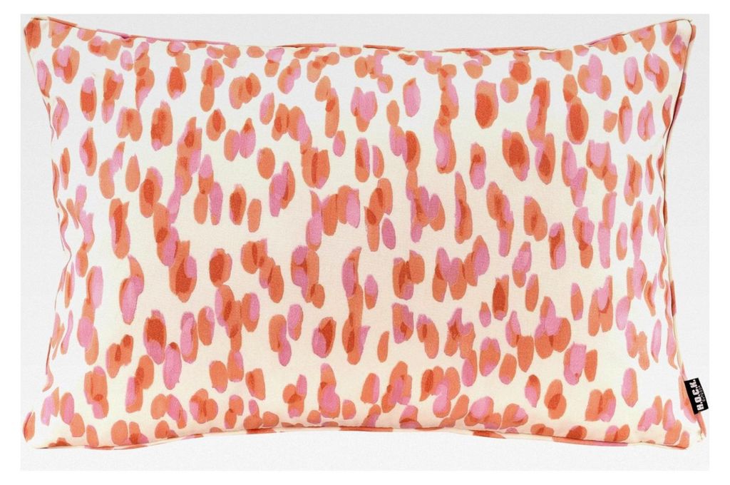 Sally Outdoor Kissen mit Füllung Dekokissen Sitzkissen in verschiedenen Größen und Farben (60x40cm, Coral)