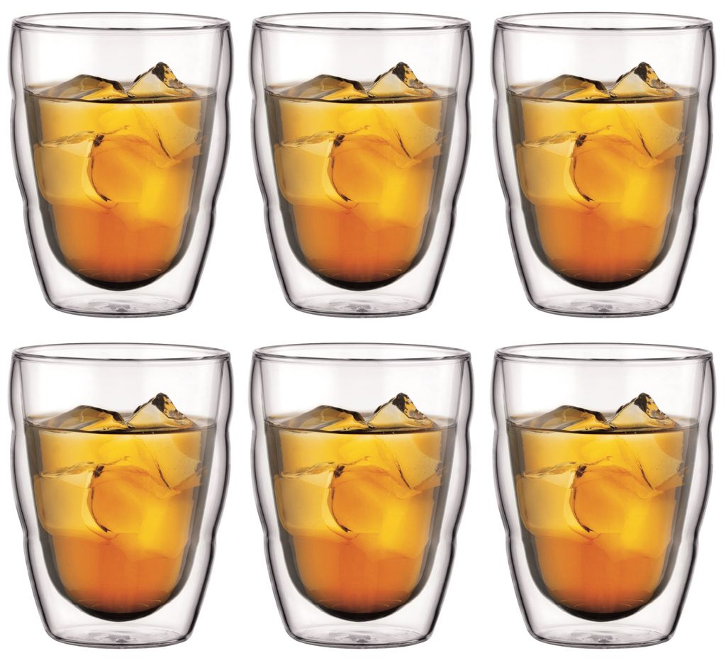 Bodum doppelwandige Gläser Pilatus 250 ml - 6 Stück