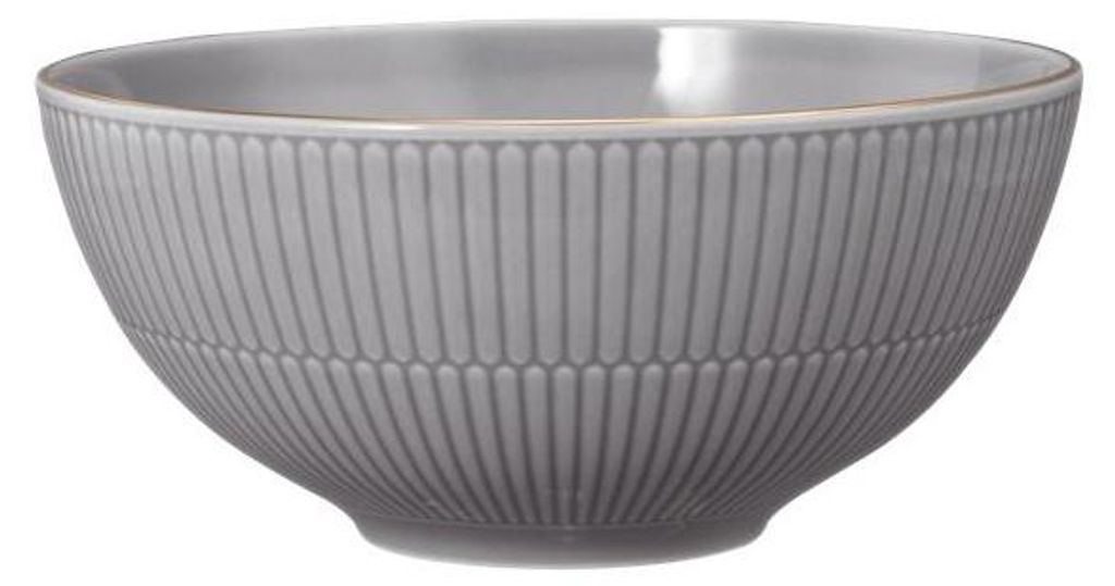 Seltmann Weiden Amina silbergrau/Goldrand Schüssel rund 21,5 cm