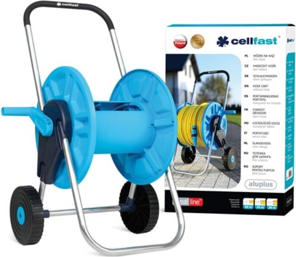 CELLFAST 55-260, Wagenrolle, Manuell, Funktional, Blau, Produktbild 