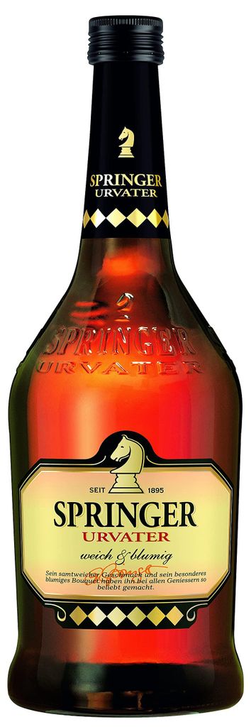 Springer Urvater Weinbrand, blumiger Geschmack, 0,7L, 28% Produktbild 