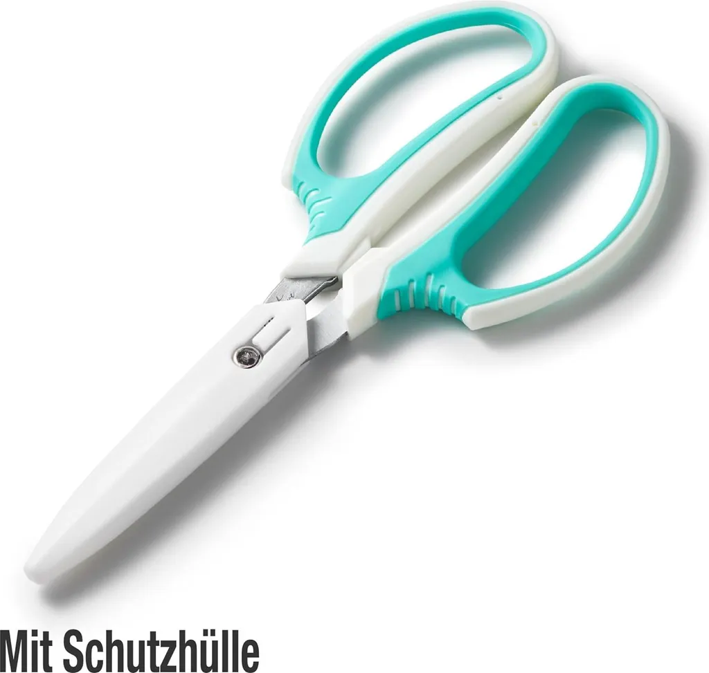 Ciseaux multifonctions robustes pour cuir et scrapbooking créatif - 21cm