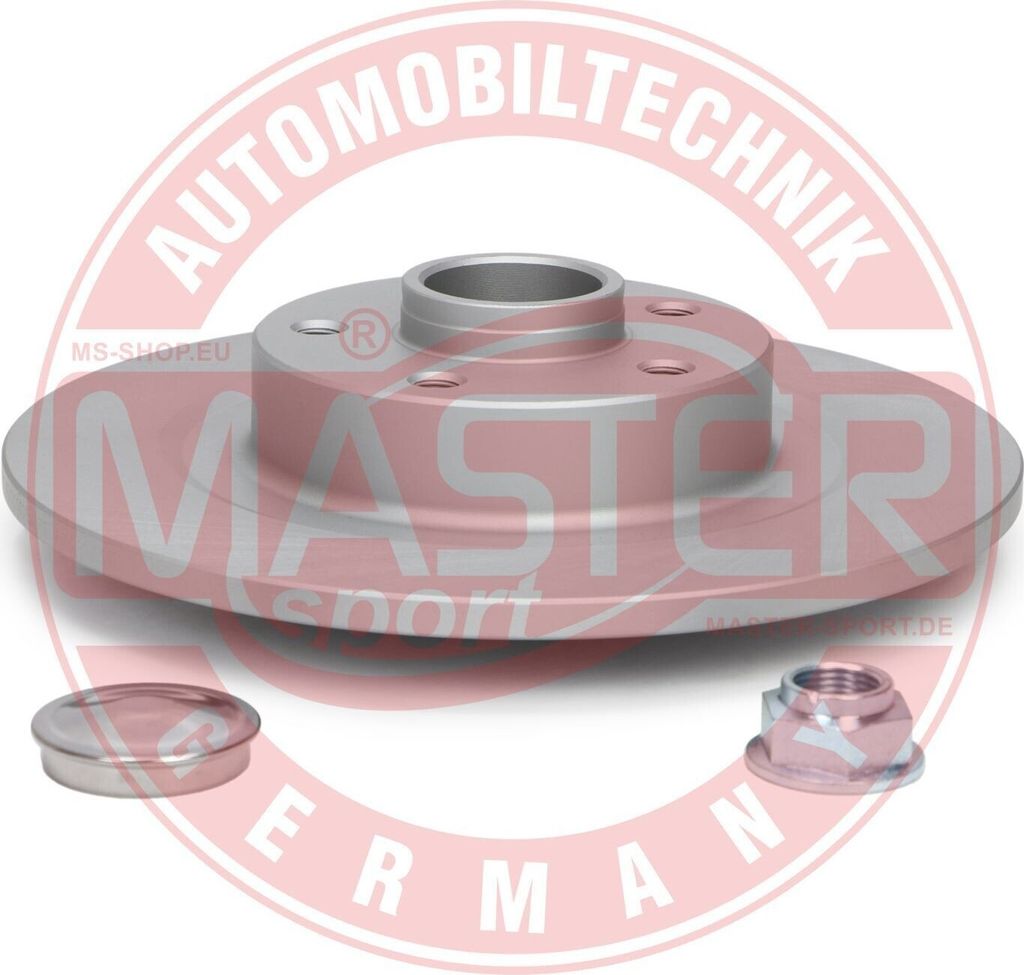 2x MASTER-SPORT Bremsscheibe 2401110173BPR-PCS-MS hinten 81 7mm 62mm 300mm
