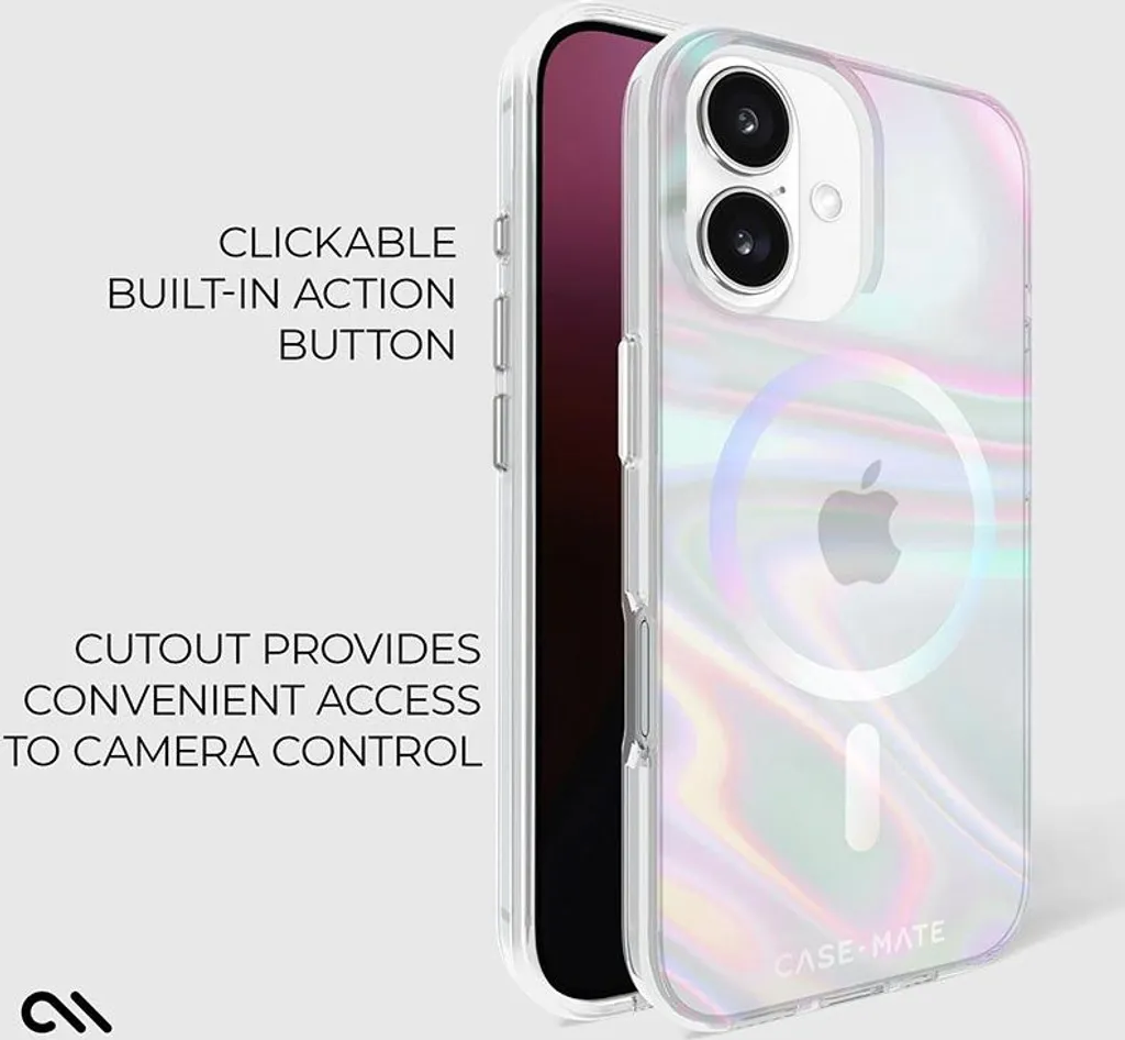 Coque MagSafe Case-Mate Soap Bubble Effet Irisé et Résistance aux Chocs - 12