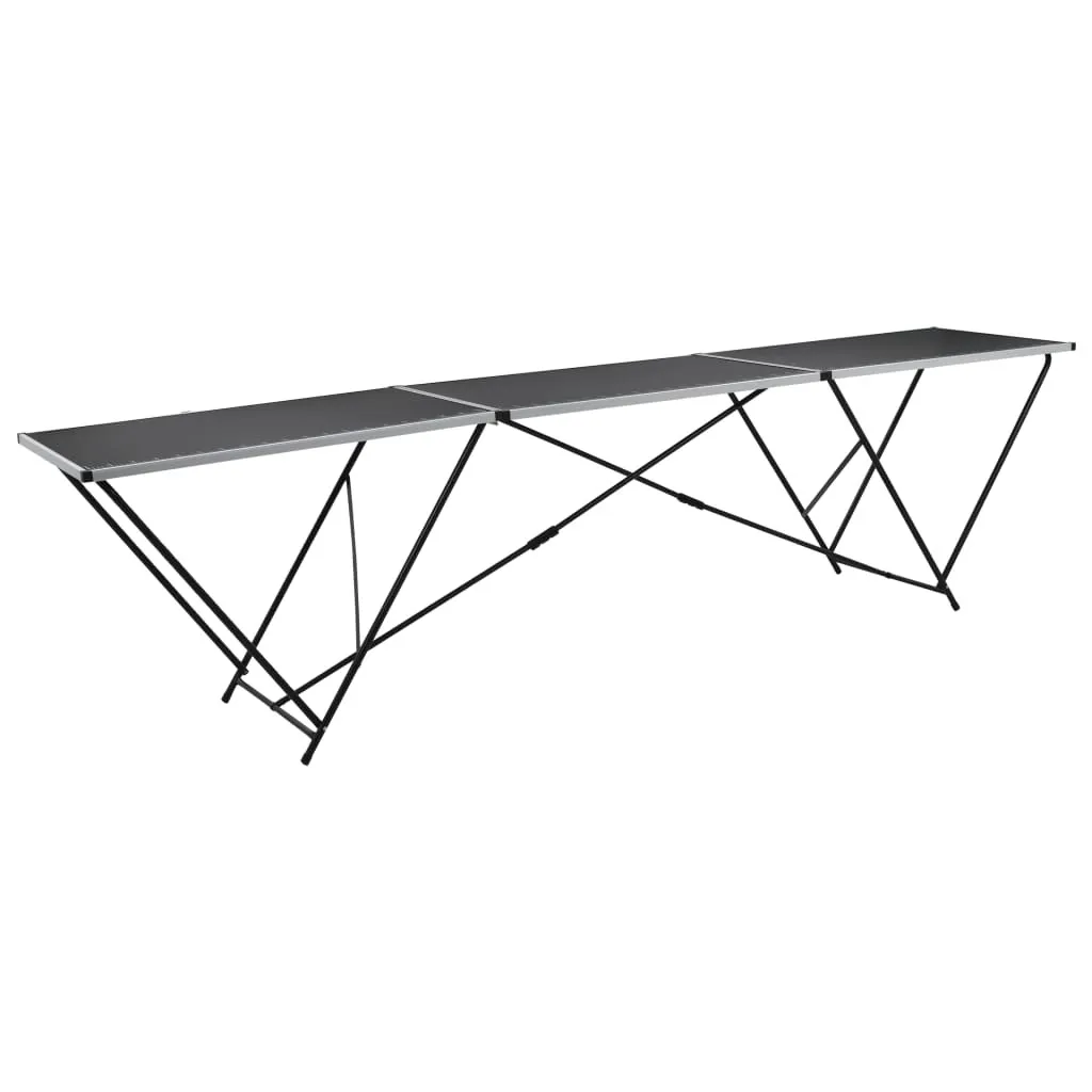 Table à tapisser 3 mètres vidaXL stable et légère en aluminium - 8
