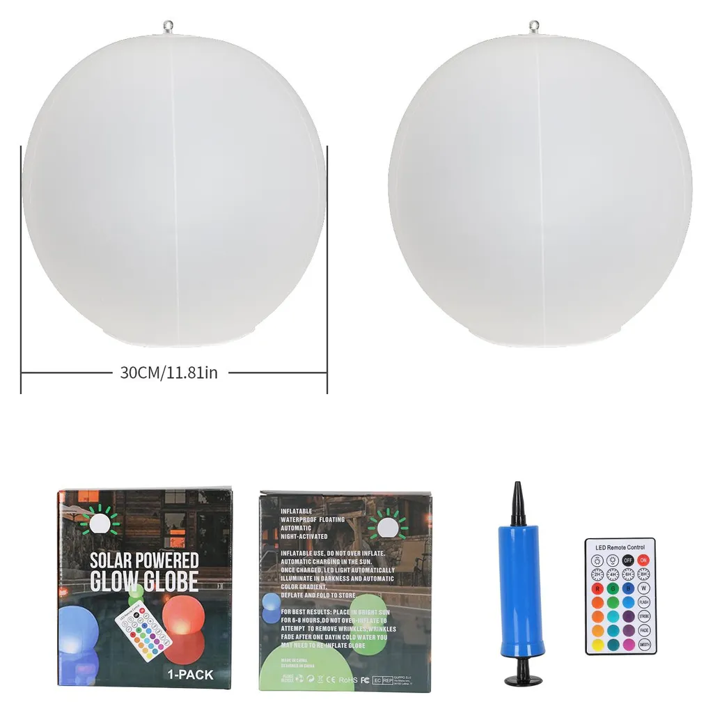 Éclairage LED Flottant pour Piscine et Spa - Décoration Étanche Multi