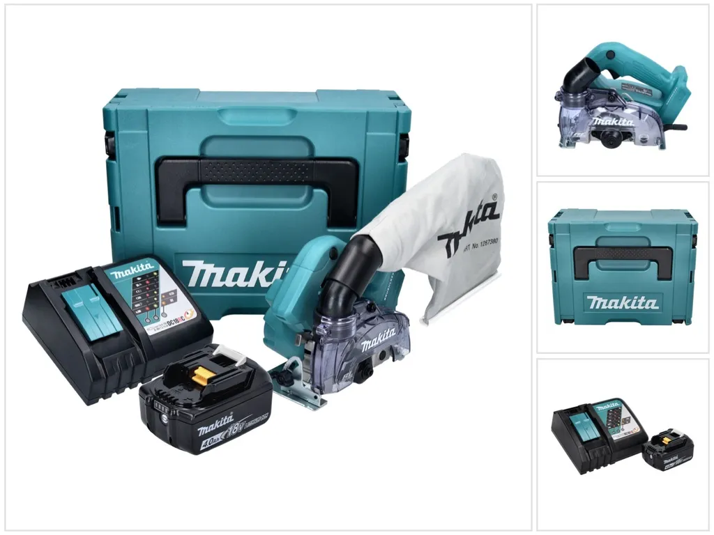 Scie Circulaire Brushless 125mm Makita DCC500RM1J 18V LXT Haute Performance