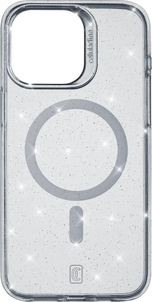 Étui de Protection iPhone 15 Pro Max avec Finition Pailletée et Aimant MagSafe