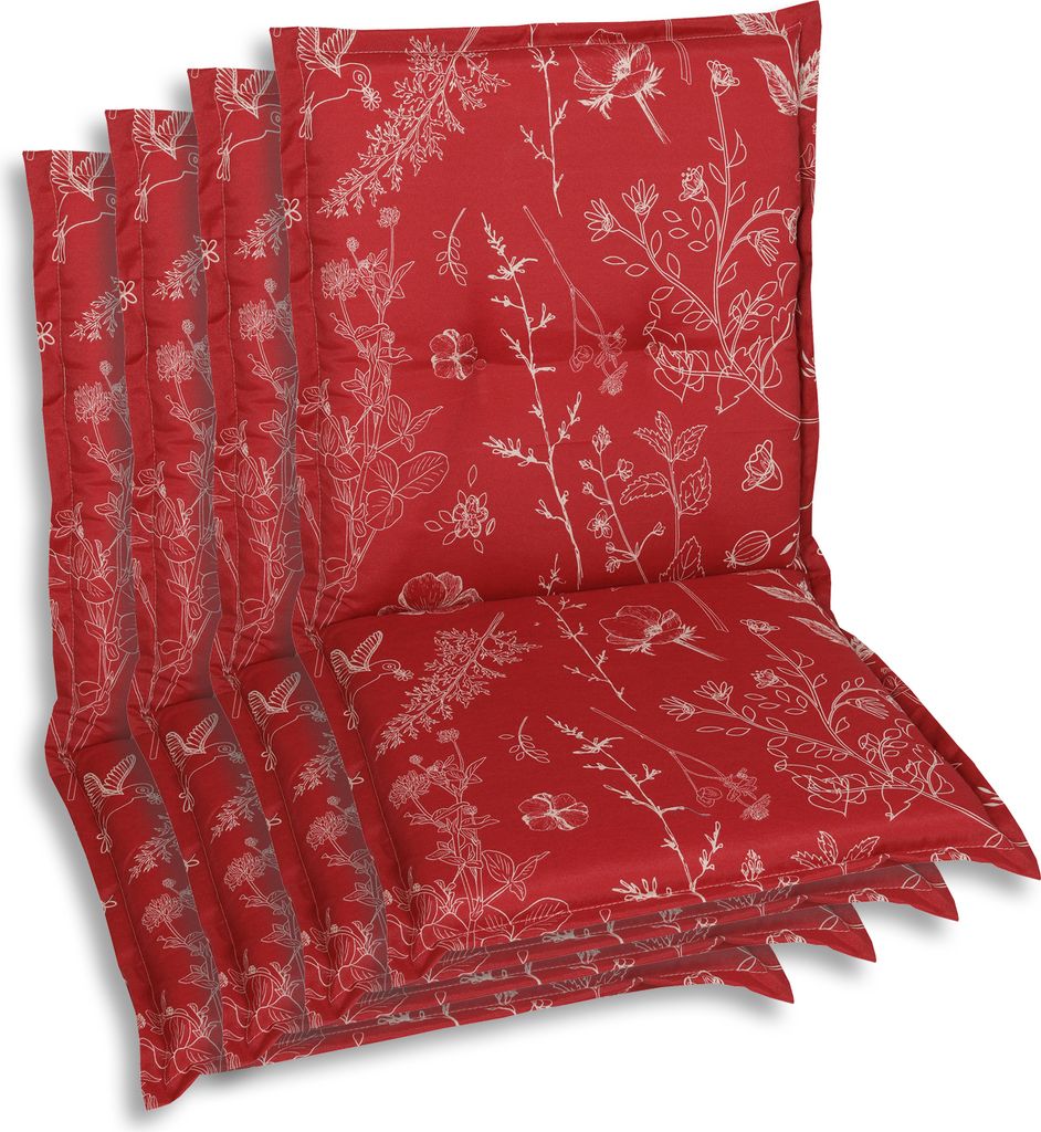 GO-DE Textil, Sesselauflage Niederlehner, 4er Set, Farbe: Produktbild 
