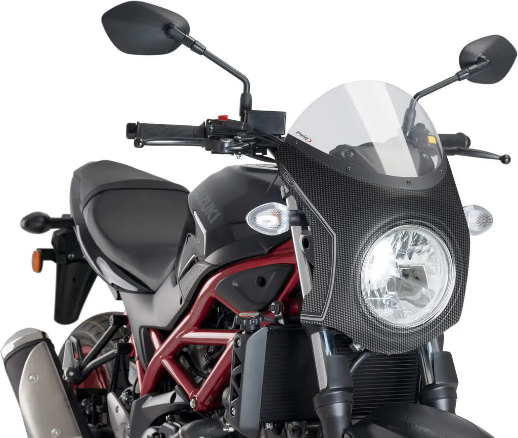 Saute-vent PUIG 3170H pour Suzuki SV650 - Écran fumé haute protection