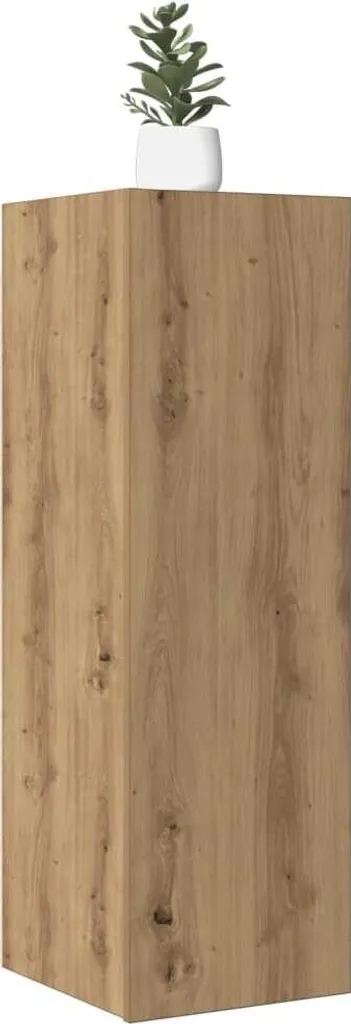 Maison Exclusive - Mobile TV in rovere artigianale 30,5x30x90 cm Materiale ligneo