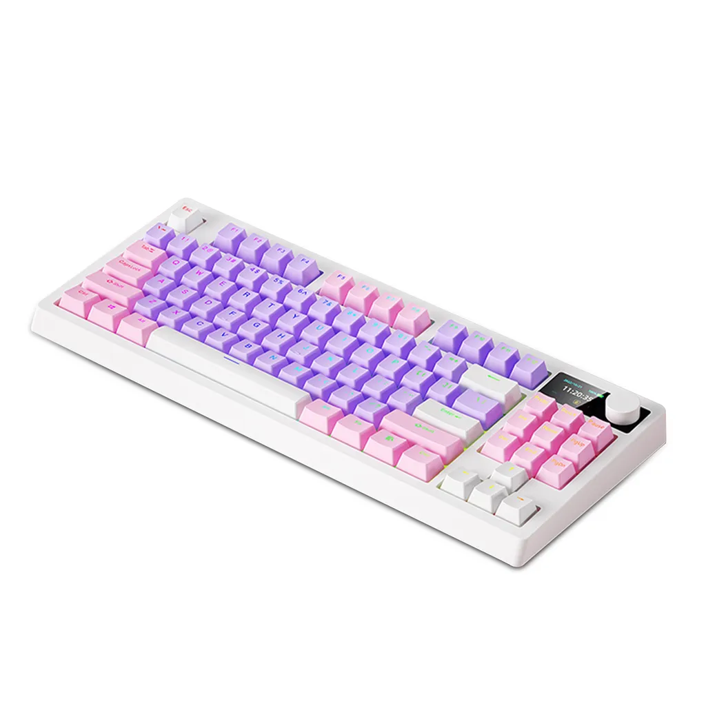 Clavier mécanique sans latence avec switchs interchangeables YK830