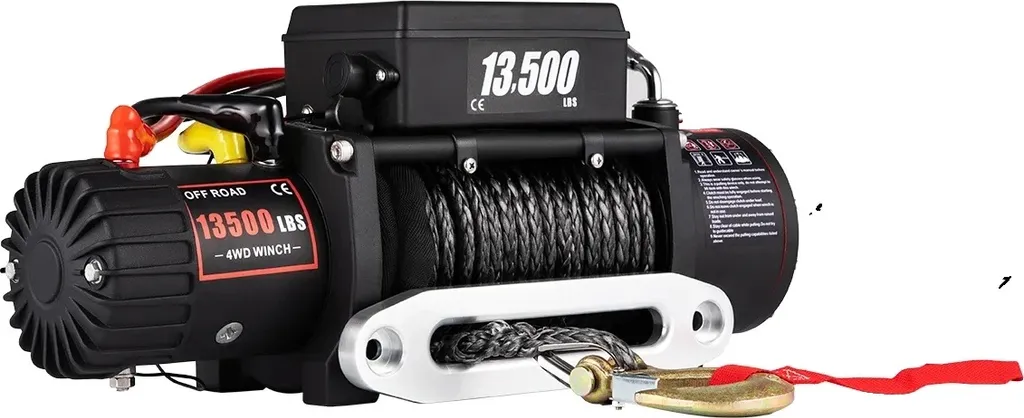 Treuil électrique 13500 LBS avec câble 27m et double télécommande