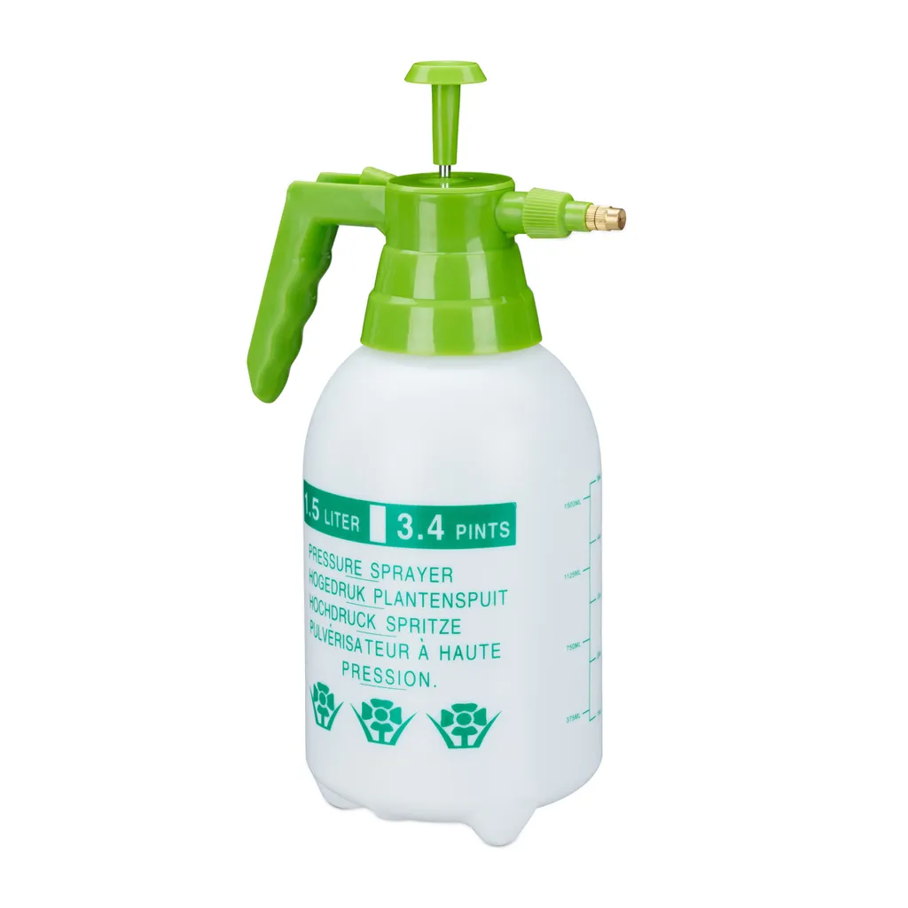 Pulvérisateurs à pression avec buse en laiton réglable de 1,5L