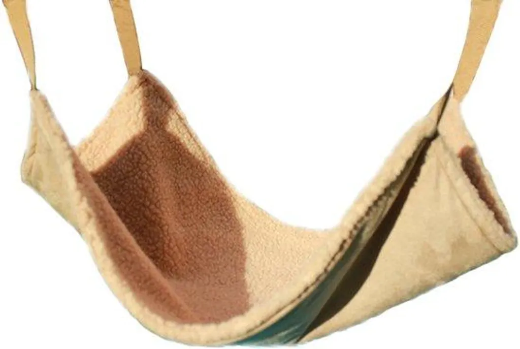 Hamac animaux petit format en peluche - Confort premium été - 30cm
