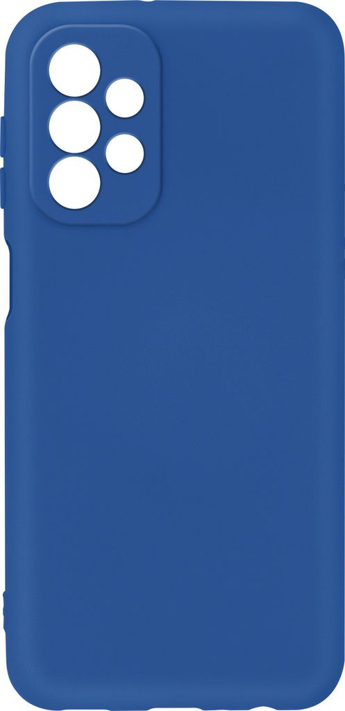 Avizar, Soft-Touch Hülle Galaxy A23 5G halbsteif rutschfest, Blau