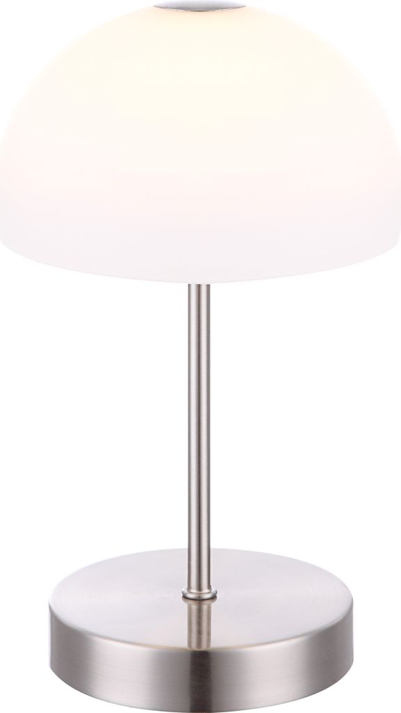 Globo Lighting Tischleuchte Metall Nickel matt, LED
