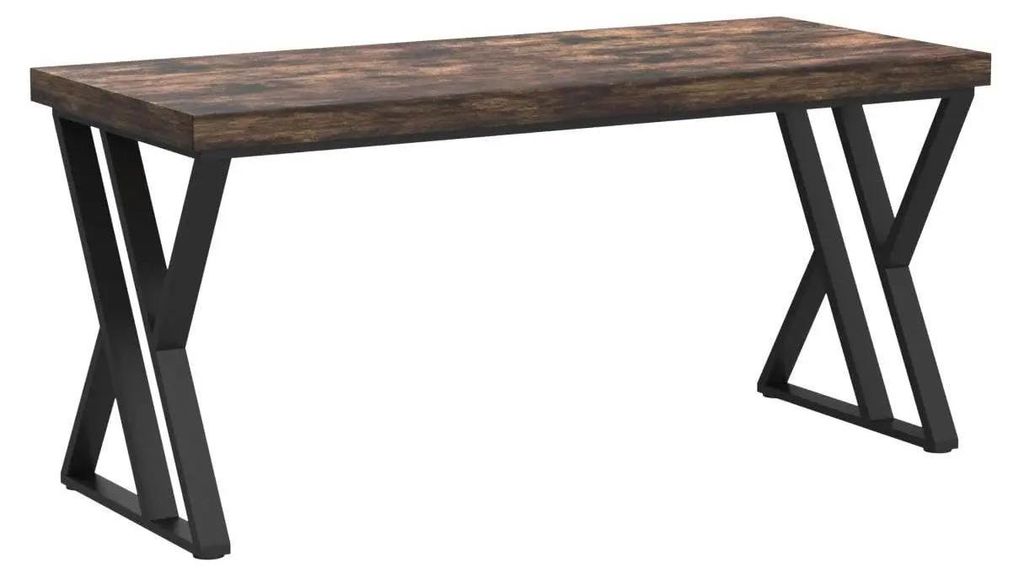 Schreibtisch Computertisch - Rechteckiger PC Tisch 140x60 cm - Schwerlast Z-Gestell aus Metall - Modern schlichtes Design - Home Office Arbeitstisc...