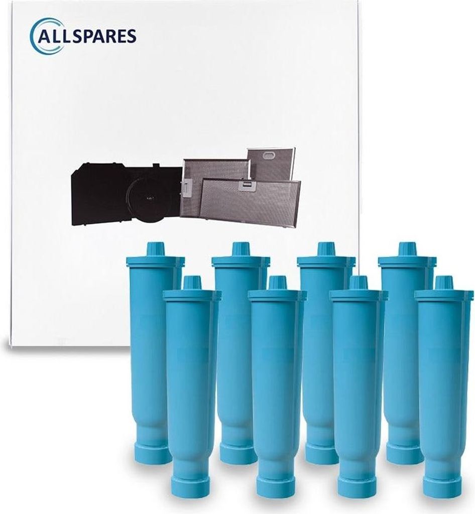 AllSpares Wasserfilter (x8) geeignet für u.a. JURA IMPRESSA / Ena