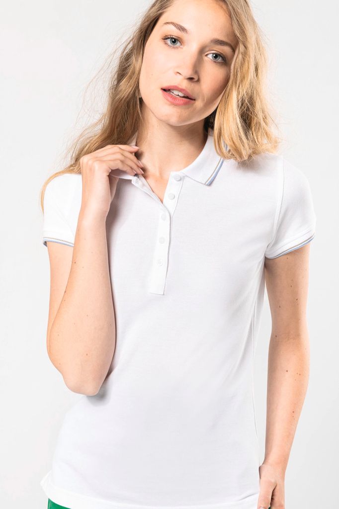 Kariban Damen Piqué Poloshirt Kurzarm