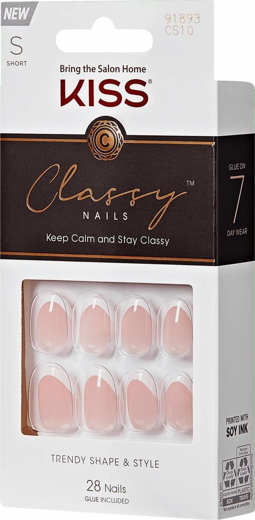 Kiss | Künstliche Nägel - Pink - 28 Stück - Nagelset - Produktbild 