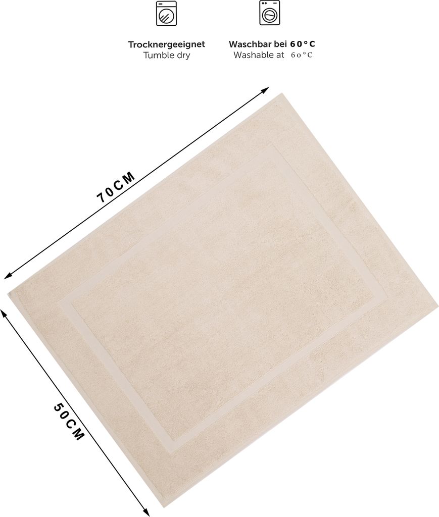 Betz Badvorleger 50x70 cm PREMIUM Badematte Badteppich Produktbild 2